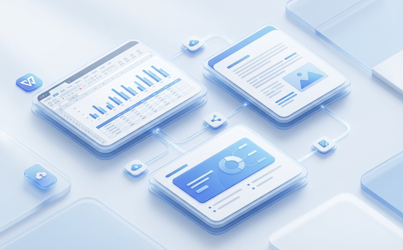 wps表格分析与演示排版的实操界面